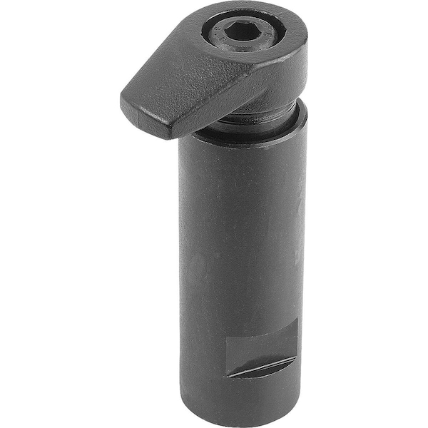 Hook Clamp W. Collar, D=M06, D1=20, Carbon Steel
